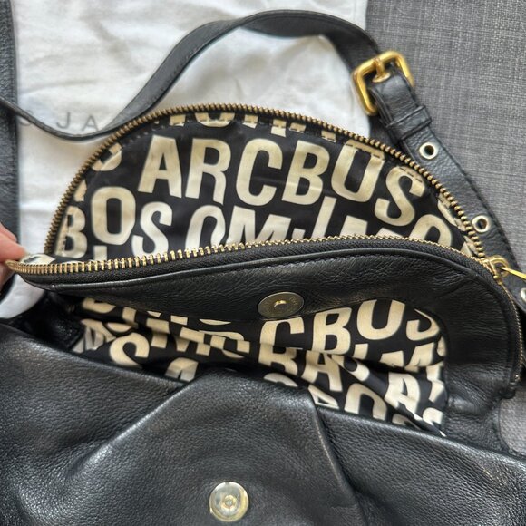 Genuine Leather Authentic Marc by Marc Jacobs Crossbody Bag - Picture 4 of 5